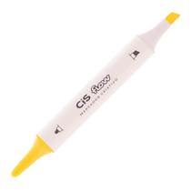 Marcador Permanente CiS Flow Ponta Dupla - Cores Diversas