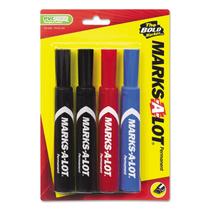 Marcador permanente Marks-A-Lot Regular Chisel Tip, conjunto de 4 Marcador permanente Marks-A-Lot Regular Chisel Tip, conjunto de 4