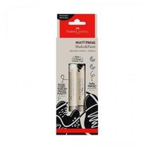 Marcador Permanente Multimark Preto E Branco Faber-Castell