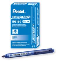 Marcador Permanente Pentel Handy-line S NXS15-C Azul Caixa com 12