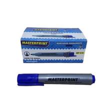 Marcador Permanente Recarregável - Azul/Preta- MasterPrint
