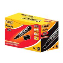 Marcador Permanente Recarregável Preto 12 und Bic Marking Marcador Permanente Recarregável Preto 12 und Bic Marking