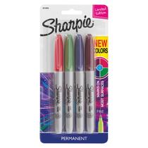 Marcador Permanente Sharpie Fina Cosmic C/4