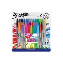 Marcador Permanente Sharpie Ponta Fina Color Burst 34 Cores Marcador Permanente Sharpie Ponta Fina Color Burst 34 Cores