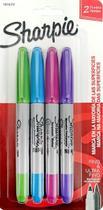 Marcador Permanente Sharpie Twin Tip Sortida 0.9mm/0.5mm - 4 Unid