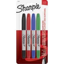 Marcador Permanente Sharpie Twin Tip Sortida 0.9mm/0.5mm - 4 Unid