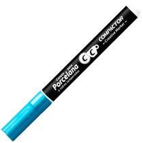 Marcador Porcelana Metal Azul