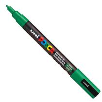 Marcador Posca 0.9-1.3 Mm Verde Pc-3m - Uni-Ball