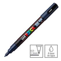 Marcador Posca Uni-ball Pc-3m Azul Marinho 9 55.4410 1 ed Marcador Posca Uni-ball Pc-3m Azul Marinho 9 55.4410 1 ed