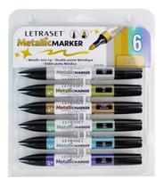 Marcador Promarker Metallic Marker 6 Cores Winsor Newton