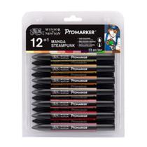 Marcador Promarker Winsor & Newton Mangá Steampunk 13 peças