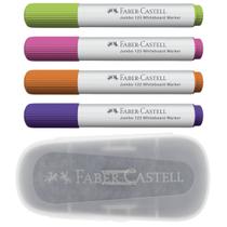 Marcador Quadro Branco Colorido Faber Castell Apagador 3.5