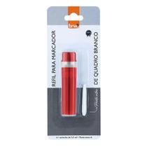 Marcador Quadro Branco Prime Recarregável 2mm Refil de Tinta Quadro Branco Prime + Ponta Extra - BRW COR:1 REFIL VERME