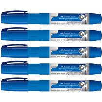 Marcador Quadro Branco Recarregável Faber Castell Caneta Kit