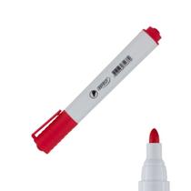 Marcador quadro branco vermelho com ponta redonda brw ca3003