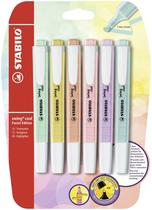 Marcador Resaltador STABILO swing cool Pastel Paquete de 6 Colores Surtidos
