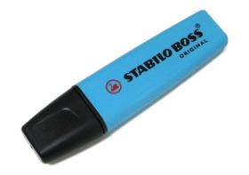 Marcador stabilo boss 70.31 azul Marcador stabilo boss 70.31 azul