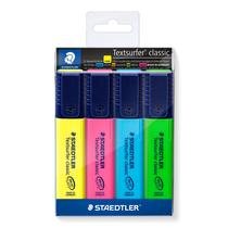 Marcador STAEDTLER 364 WP4 Textsurfer, pacote com 4 unidades variadas