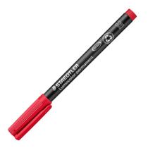 Marcador Staedtler Lumocolor Permanent 317 M Vermelho Marcador Staedtler Lumocolor Permanent 317 M Vermelho