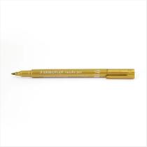 Marcador Staedtler metálico dourado