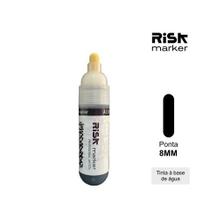 Marcador tinta acrílica ponta 8mm Risk marker bullet