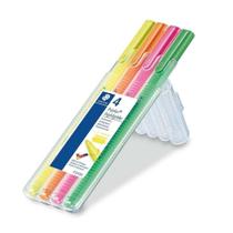 Marcador Triplus Staedtler Textsurfer Highlighter 4 Cores