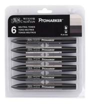 Marcador Winsor & Newton Promarker 06 Tons De Cinza Marcador Winsor & Newton Promarker 06 Tons De Cinza