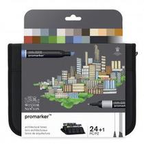 Marcador Winsor & Newton ProMarker 24 Tons Arquitetura