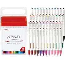 Marcadores à base de água Zebra WYSS22-36C-N Clickart 36 cores Marcadores à base de água Zebra WYSS22-36C-N Clickart 36 cores