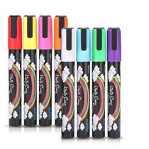 Marcadores AGPTEK Fluorescentes Set de 8 Colores Punta de 6 mm Marcadores AGPTEK Fluorescentes Set de 8 Colores Punta de 6 mm