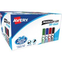 Marcadores apagáveis a seco Avery Marks A Lot Value Pack 24 cores Marcadores apagáveis a seco Avery Marks A Lot Value Pack 24 cores
