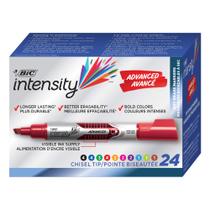 Marcadores apagáveis a seco BIC Intensity Advanced, pacote de 24 unidades Marcadores apagáveis a seco BIC Intensity Advanced, pacote de 24 unidades
