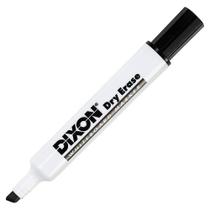Marcadores apagáveis a seco Dixon Wedge Tip Black, pacote com 12 unidades 92107 Marcadores apagáveis a seco Dixon Wedge Tip Black, pacote com 12 unidades 92107