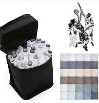 Marcadores Artísticos BEMLP 30 Cores com Ponta Dupla e Tinta à Base de Álcool