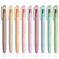 Marcadores bíblicos WEMATE No Bleed Gel, 9 unidades em cores variadas