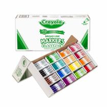 Marcadores Crayola Broad Line Classpack 256 Ct para escola