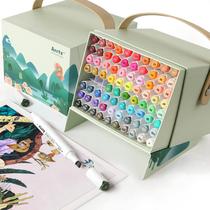 Marcadores de álcool Arrtx ALP 80 cores, dicas duplas para artistas Marcadores de álcool Arrtx ALP 80 cores, dicas duplas para artistas