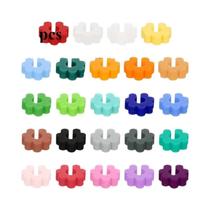 Marcadores De Copos De Vinho Em Silicone Com Código De Cores Para Uso Em Festas, Casa E Bar Para