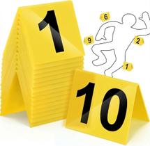 Marcadores de evidências TOPPERFUN Crime Scene Investigation, 10 unidades Marcadores de evidências TOPPERFUN Crime Scene Investigation, 10 unidades