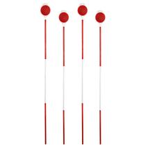 Marcadores de garagem PopoHoser, reflexivos de 48 polegadas, pacote com 4