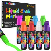 Marcadores de giz líquido FansArriche 15 mm Jumbo, pacote com 8