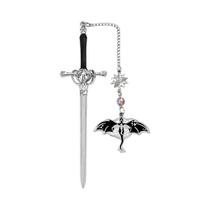 Marcadores De Livro Espada De Dragão Para Mulheres, Acessórios De Leitura Em Metal, Presentes De