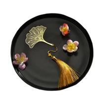 Marcadores De Livro Retrô De Metal Estilo Chinês Folha De Ginkgo Biloba Folha De Bordo Veia De Lótus