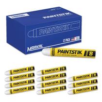 Marcadores de pintura Markal White Permanent Waterproof, pacote com 12