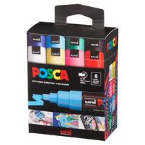 Marcadores de pintura posca PC8K Broad Chisel Tips, conjunto de 15 Marcadores de pintura posca PC8K Broad Chisel Tips, conjunto de 15