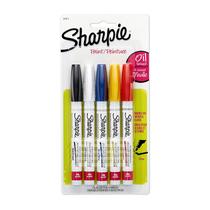 Marcadores de pintura Sharpie, conjunto de 5 cores Fine Point à base de óleo