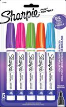 Marcadores de pintura Sharpie, ponto médio à base de óleo, conjunto de 5 cores