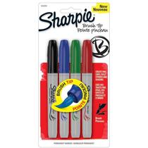 Marcadores De Ponta De Pincel Sharpie Em Conjunto De 4 Cores