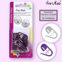 Marcadores de Pontos Cadeado para Tricô Sew Mate 24 Peças Marcadores de Pontos Cadeado para Tricô Sew Mate 24 Peças