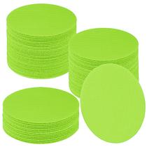 Marcadores de pontos de piso de carpete IKAYAS verdes 60 unidades de 10 cm